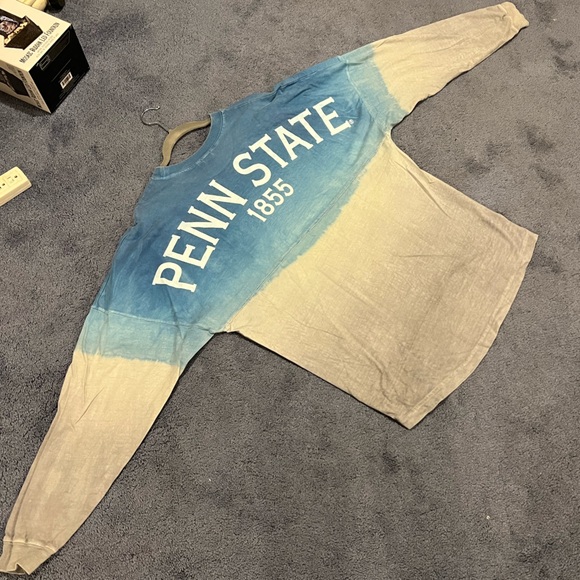 Light Blue and Grey Penn State Spirit Jersey Long-Sleeve - Picture 3 of 3
